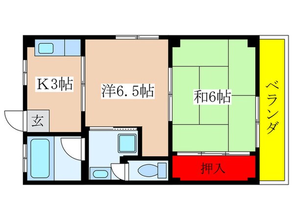 ニュ－コ－ポ寺島の物件間取画像